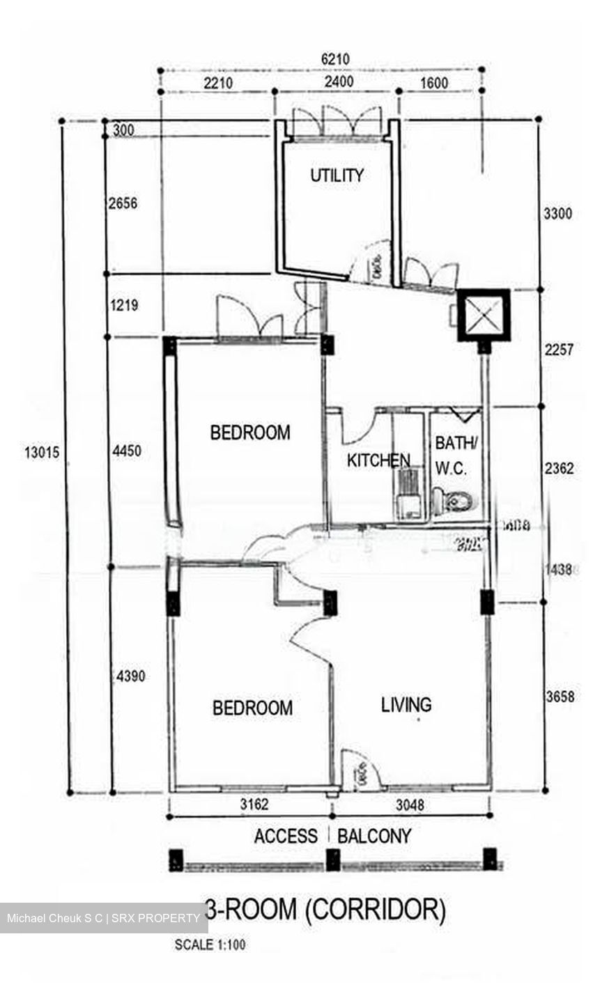 Blk 2 Di Tanjong Rhu (Kallang/Whampoa), HDB 3 Rooms #572164601